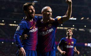 Lionel Messi y Andrés Iniesta la reventaron toda en el Barcelona – Fuente: Getty
