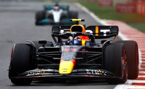 Checo Pérez alcanzó el tercer lugar en el Gran Premio de México.
