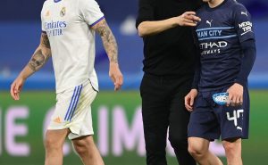 Toni Kroos y Guardiola / Fuente: Getty Images
