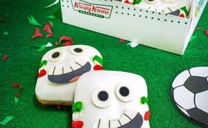 Llegó la juantástica dona a Krispy Kreme. 
