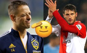 Chicharito y Santi Giménez apoyan al Tri – Getty Images

