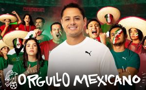 Un juanático muy orgulloso de México. Fuente: PUMA México
