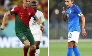 Cristiano Ronaldo y Marta Vieira / Fuente: Getty Images
