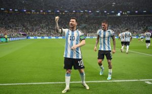 Messi abrió el marcador con un golazo

