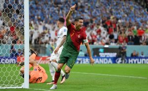 Así fue el gol de Portugal sobre Uruguay
