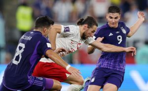 Argentina ya le anota a Polonia – Getty Images
