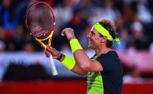 La sonrisa no faltó en ningún momento en el rostro de Rafael Nadal. | Getty Images
