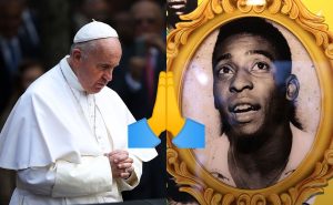 Papa Francisco estaría rezando por Pelé – Getty Images. 

