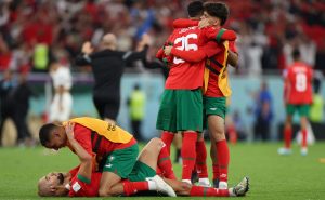 Así se festejó el pase de Marruecos
