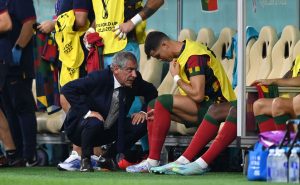 Cristiano Ronaldo arrancó en la banca – Fuente: Getty
