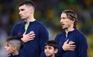 Modric y sus palabras de motivación para su portero
