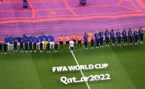 Le van sacando trapitos al sol a Qatar 2022. Fuente: Getty
