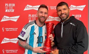 Messi y el Kun Agüero – Fuente: Twitter @aguerosergiokun
