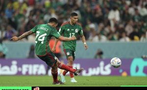 El golazo de Luis Chávez fue uno de los mejores momentos de Qatar. Fuente: Getty
