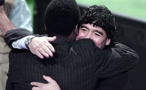 El día que Pelé y Maradona se juntaron
