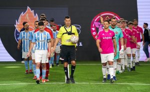 Así fue el debut de Chicharito en la Kings League. Fuente: Twitter: @KingsLeague
