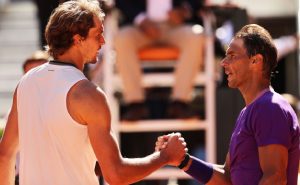 Alexander Zverev y Rafael Nadal | Getty Images
