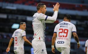 Funes Mori anotó el segundo para Rayados.
