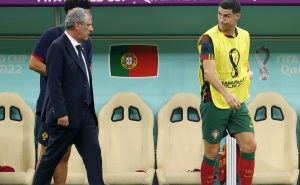 Cristiano Ronaldo y Fernando Santos acabaron mal. | Getty Images 
