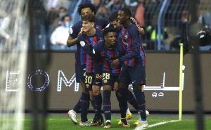 Barcelona le da a Xavi su primer título como técnico Culé. Fuente: Getty
