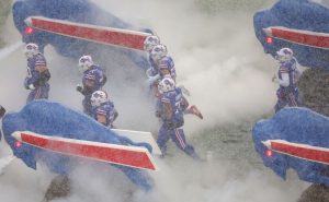 Hamlin apareció en el estadio de los Bills
