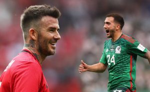 David Beckham y Luis Chávez | Getty Images
