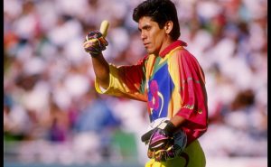 Jorge Campos, uno de los mejores porteros de México. Fuente: Getty
