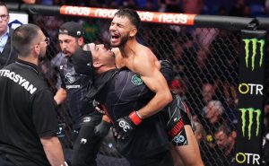 El Pantera Rodríguez venció a Josh Emmet. | @ufc 
