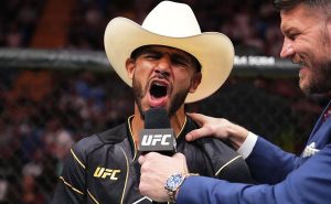 Pantera Rodríguez emuló a Brandon Moreno. | @ufc
