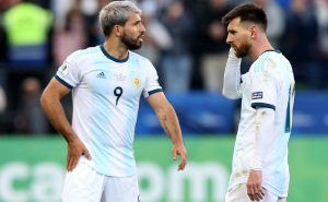 Kun Agüero y Lionel Messi | Getty Images
