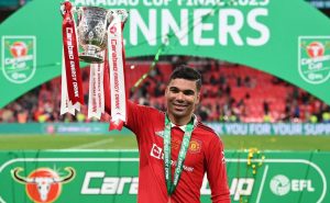Casemiro logró romper una sequía de cinco años sin título para el Manchester United.
