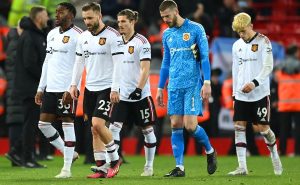 Qué humillación se llevó Manchester United. Fuente: Getty
