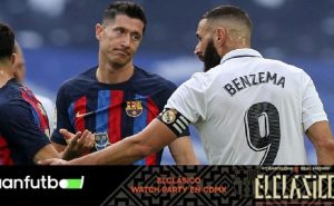 Robert Lewandowski y Karin Benzema son de las figuras a seguir en El Clásico de LaLiga el próximo domingo desde el Camp Nou.
