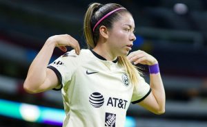 Katty Martínez se manifestó en redes sociales sobre el acoso que viven en la Liga MX Femenil y el caso de su ex compañera Scarlett Camberos en América Femenil. Foto: Imago7
