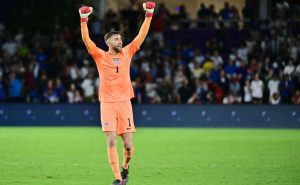 ¿Niño o niña? Así reveló Matt Turner que será papá Turner festejó junto a la afición de los Estados Unidos – Getty Images