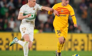 Gavi en el duelo ante el Elche – Getty Images
