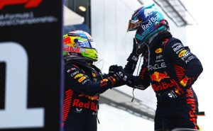 Verstappen y Pérez volvieron a ser compañeros de podio – Getty Images
