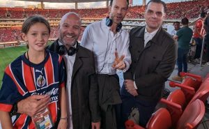 Luis García junto a su hija y sus compañeros – Captura de Instagram
