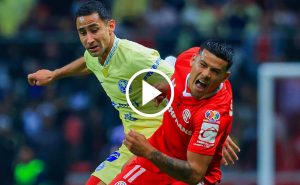 América juega ante Toluca en un amistoso.
