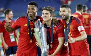 Los jugadores del Barcelona fueron el centro de la polémica en la celebración.
