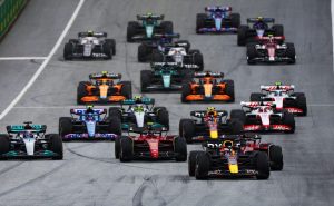 Imagen de la largada en el último Gran Premio de Austria.
