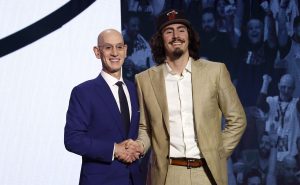 Jaime Jaquez Jr. fue seleccionado en el Draft 2023 de la NBA, por Miami Heat.
