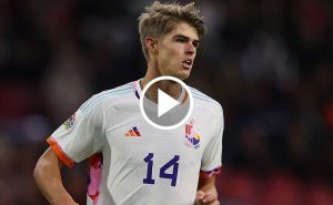 Charles De Ketelaere forma parte de la Selección belga.
