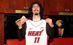 Jaime Jáquez Jr. debutó en la NBA.
