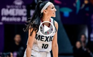 Claudia Ramos, integrante de la Selección México Femenil de Basquetbol.

