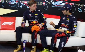 Checo Pérez y Max Verstappen. | Getty Images
