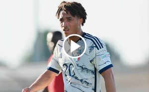 Luca Koleosho, miembro de la Selección Italia Sub 19.
