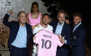 Messi fue presentado con el Inter Miami. | Getty Images
