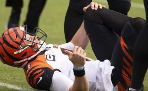 Joe Burrow sufrió una lesión.
