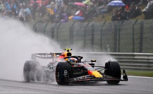 El accidente de Checo.

